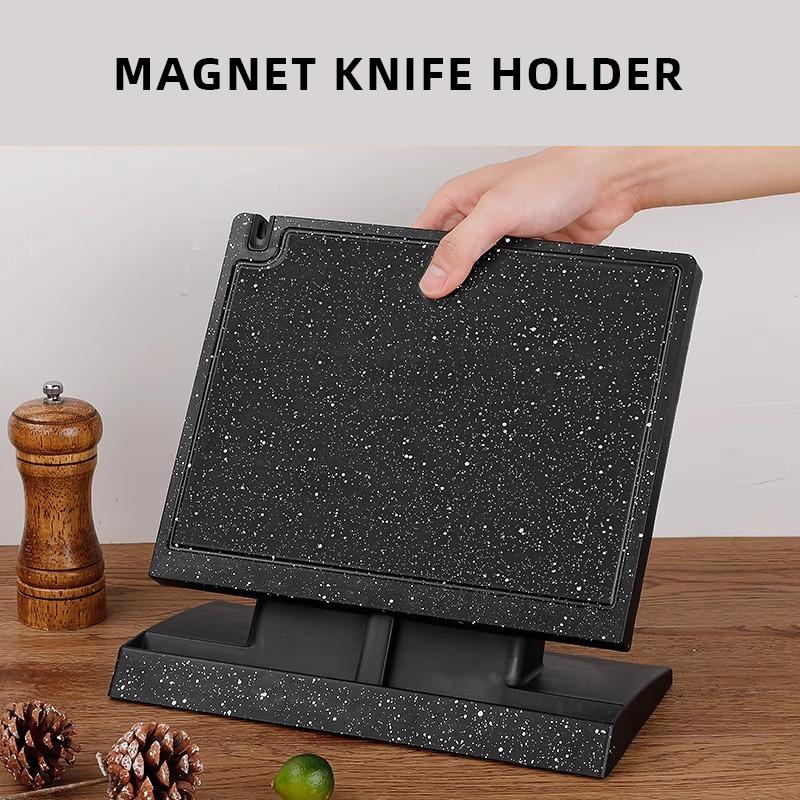 Multifunctional Punch-Free Magnetic Knife Holder