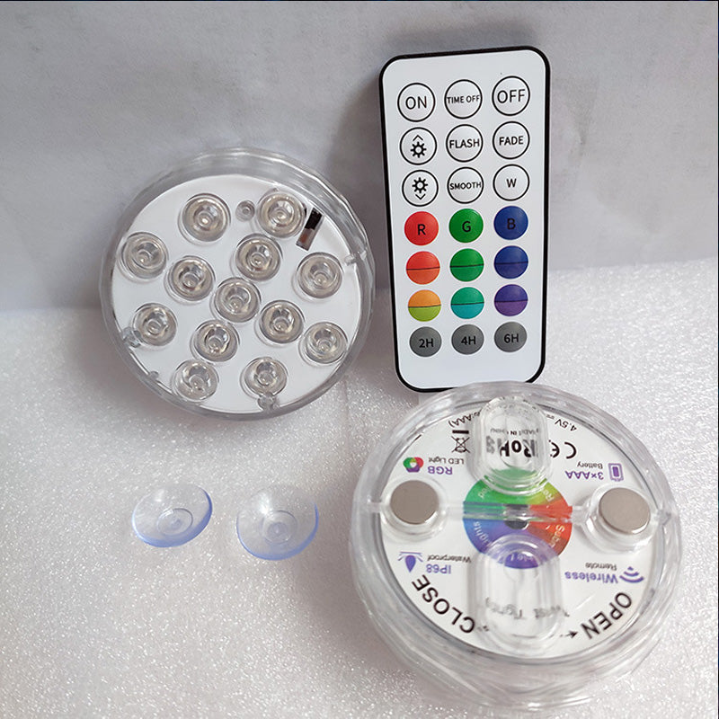 LED Remote Control Magnet Suction Cup Diving Light
