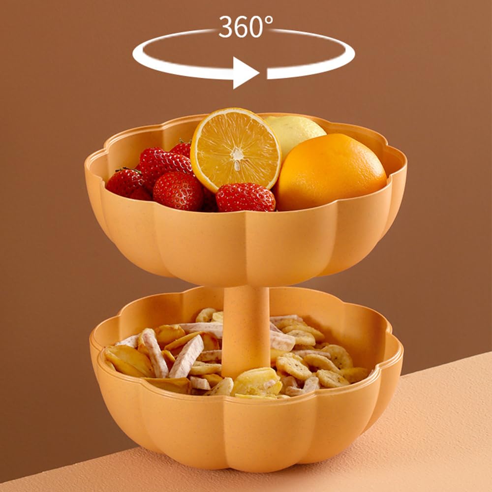 Halloween Christmas Pumpkin Decorative Fruit Plate Snack Dessert Stand