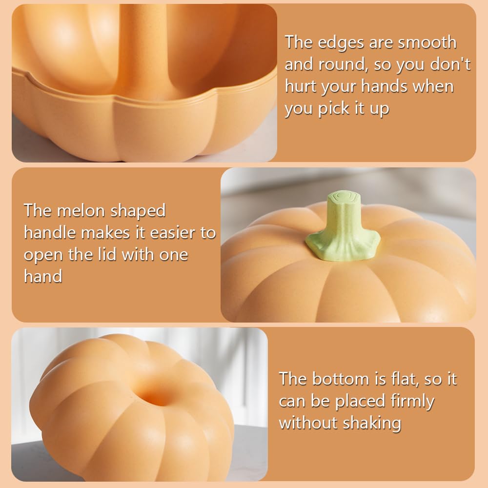 Halloween Christmas Pumpkin Decorative Fruit Plate Snack Dessert Stand