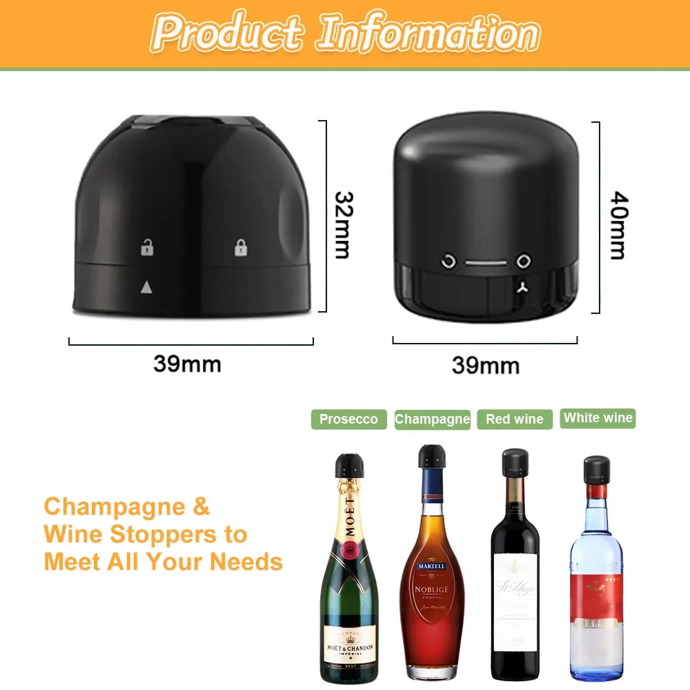 š¾Swivel Pull-Out Seal Wine Bottle Stopper
