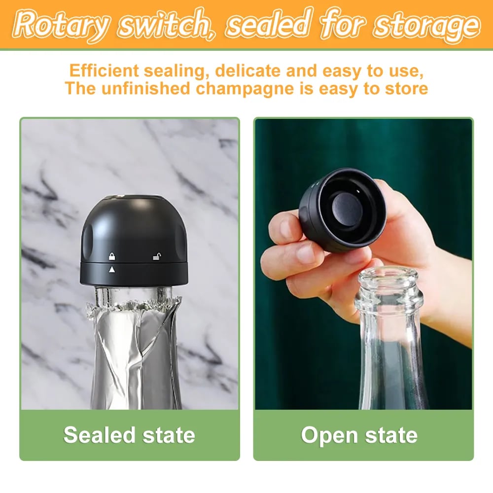 š¾Swivel Pull-Out Seal Wine Bottle Stopper