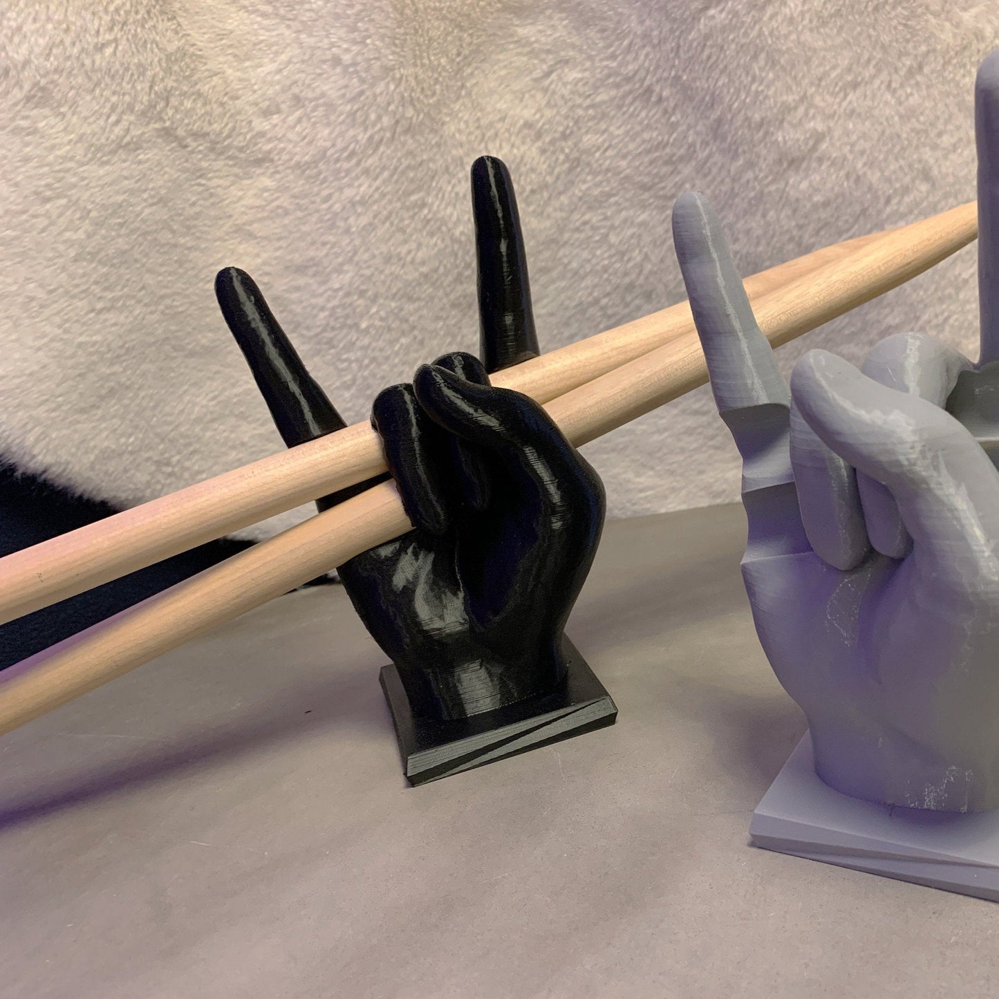 π₯ Rock Hand" Drumstick Display Stand
