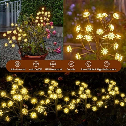 ✨Utendørs vanntette Cherry Blossom Multicolor Solar Garden Lights🎉/✨Outdoor Waterproof Cherry Blossom Multicolor Solar Garden Lights🎉