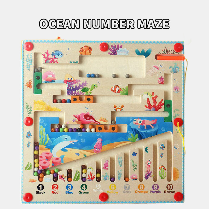 Children's Magnetic Maze Board Educational Toy
