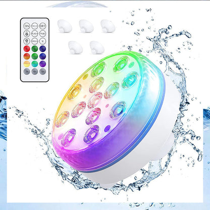 LED Remote Control Magnet Suction Cup Diving Light