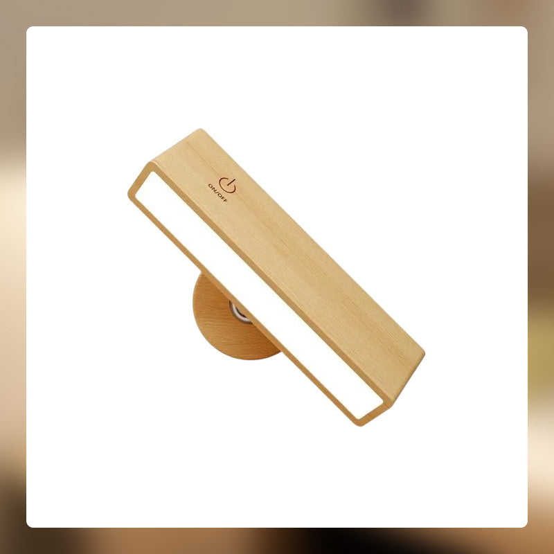 Wooden Magnetic Minimalist Wall Lamp
