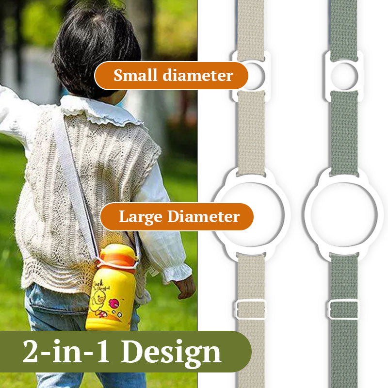 2-In-1 Water Bottle Cross-Body Strap