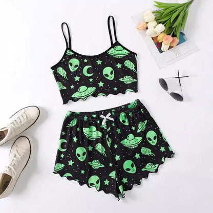 Halloween Glow-in-the-Dark Pajamas