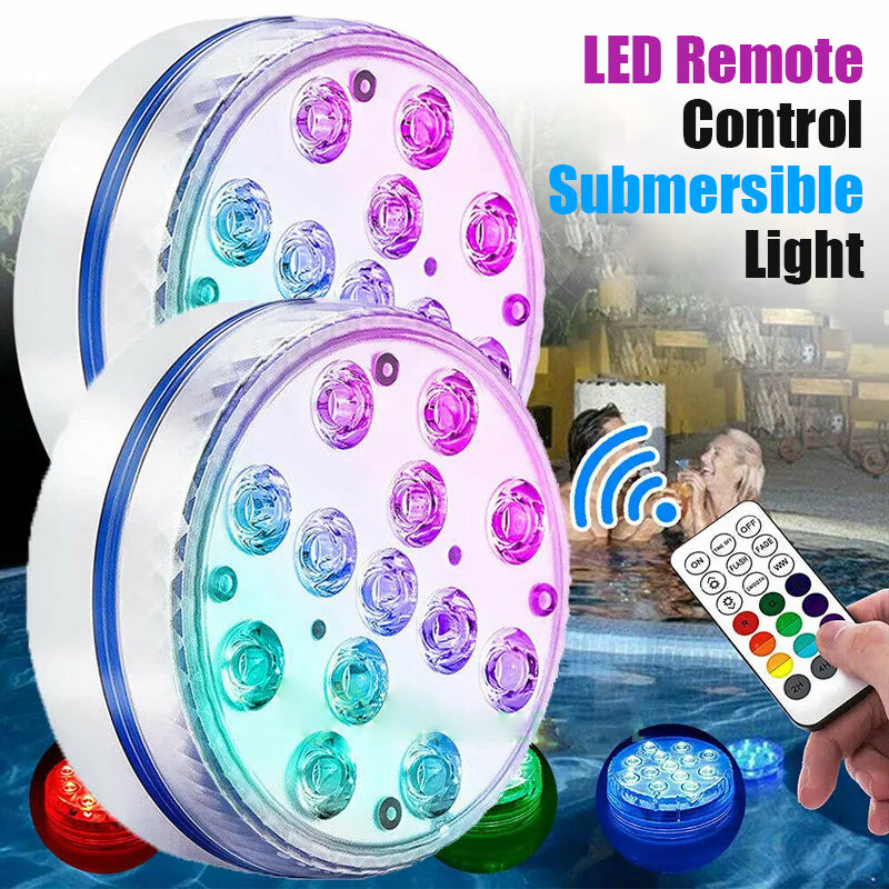 LED Remote Control Magnet Suction Cup Diving Light