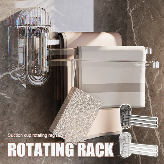 Suction Cup Rotating Rag Holder
