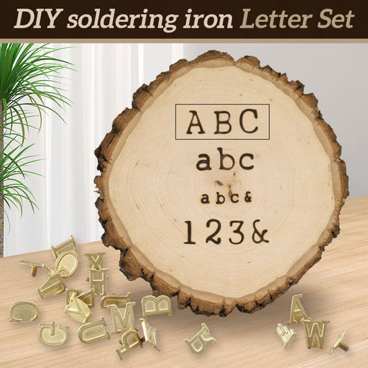 DIY Soldering Iron Letter Set