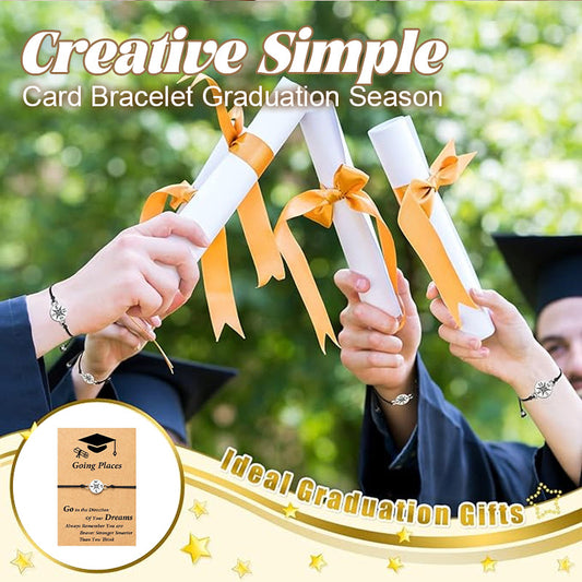 Creative Simple Card Bracelet Graduation Season