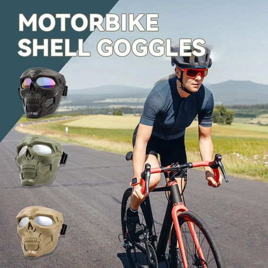 Motorcycle, bicycle helmet goggles/skull horror helmet mask