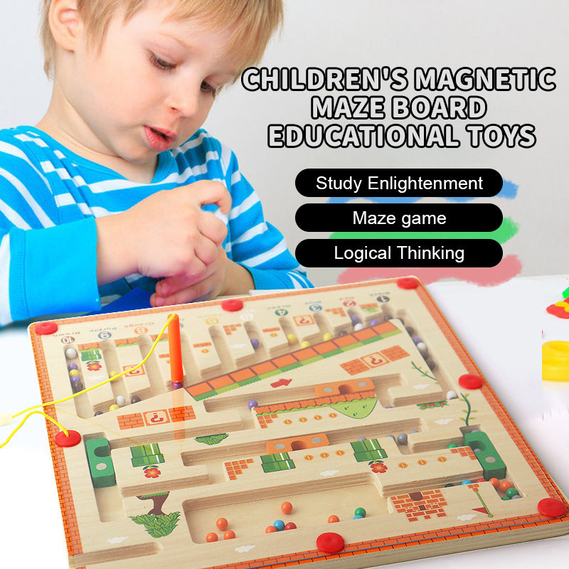 Children's Magnetic Maze Board Educational Toy