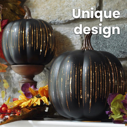 Resin Flashing Pumpkin Lantern Decoration-Halloween/Christmas Decoration