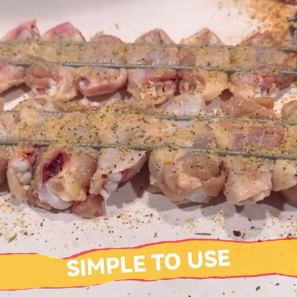 🍗Wing Rails Make It Easier To Grill Your Chicken Wings!