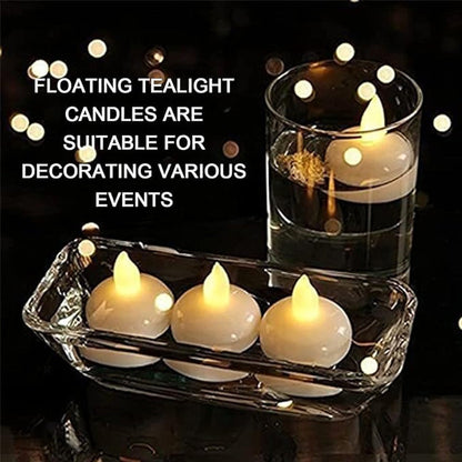Water-Sensing Floating Candle Light