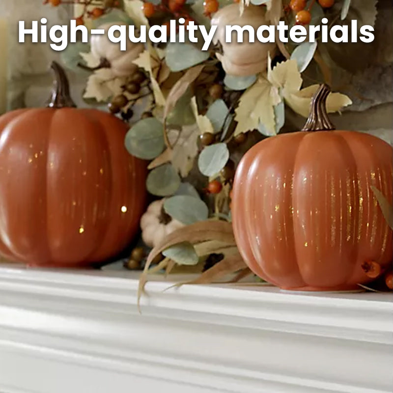 Resin Flashing Pumpkin Lantern Decoration-Halloween/Christmas Decoration