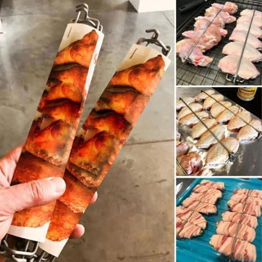 🍗Wing Rails Make It Easier To Grill Your Chicken Wings!