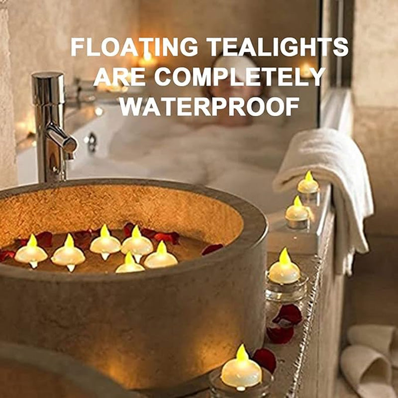 Water-Sensing Floating Candle Light