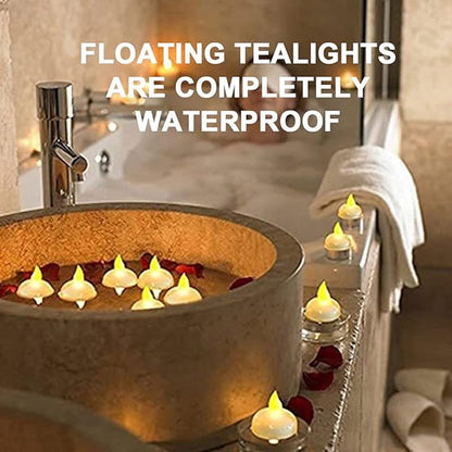 Water-Sensing Floating Candle Light