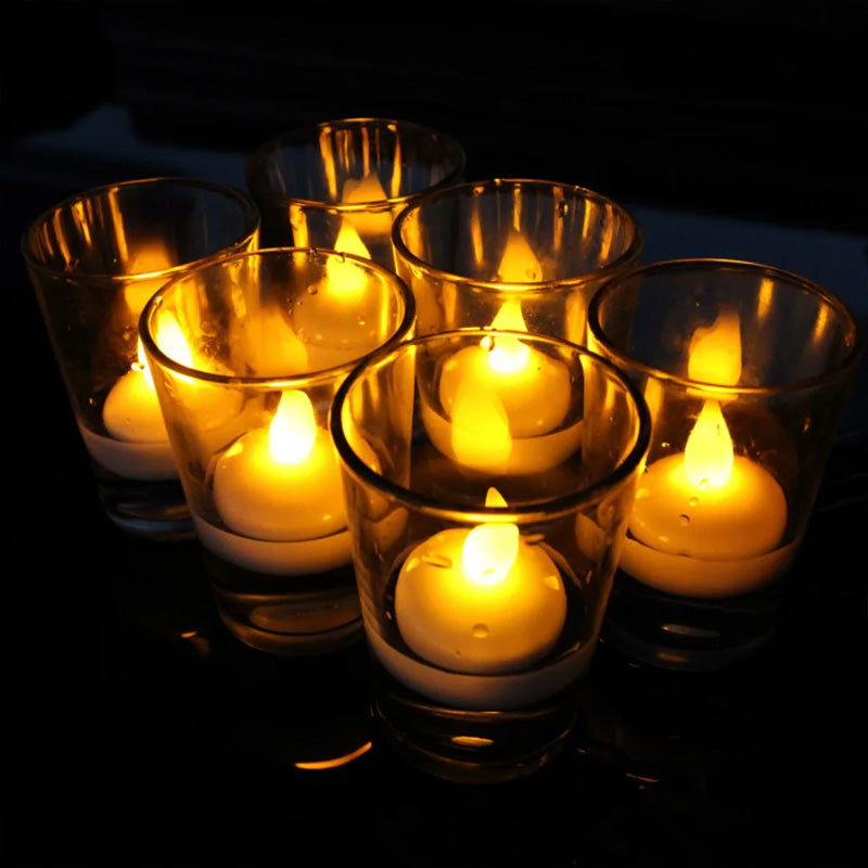Water-Sensing Floating Candle Light
