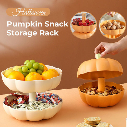 Halloween Christmas Pumpkin Decorative Fruit Plate Snack Dessert Stand