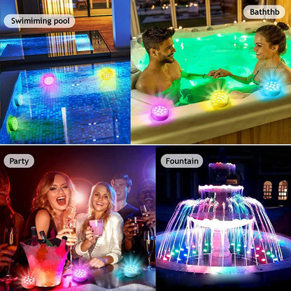 LED Remote Control Magnet Suction Cup Diving Light