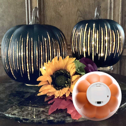 Resin Flashing Pumpkin Lantern Decoration-Halloween/Christmas Decoration