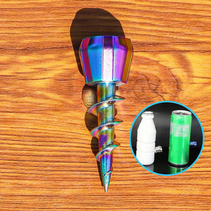 Metal Spiral Bottle Open Hookah Bowl