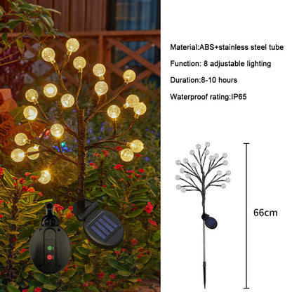 ✨Utendørs vanntette Cherry Blossom Multicolor Solar Garden Lights🎉/✨Outdoor Waterproof Cherry Blossom Multicolor Solar Garden Lights🎉